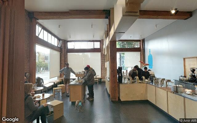 Street view of Blue Bottle Coffee