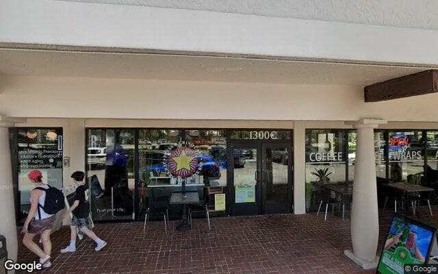 Street view of Press and Grind Cafe