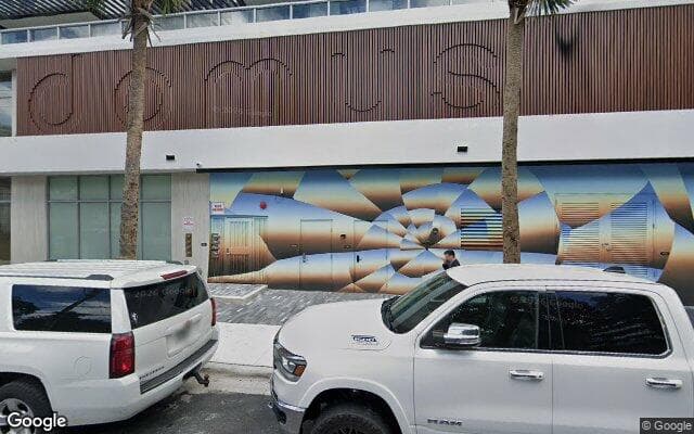 Street view of Ludlow Coffee Supply - Domus Brickell Park Flats