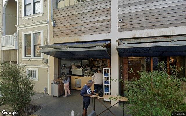 Street view of Blue Bottle Coffee