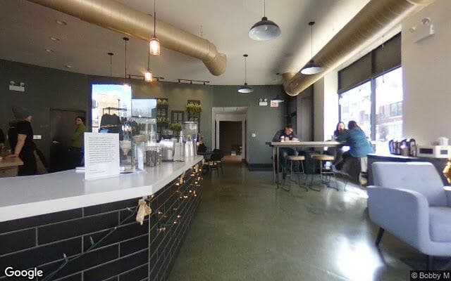 Street view of Big Shoulders Coffee
