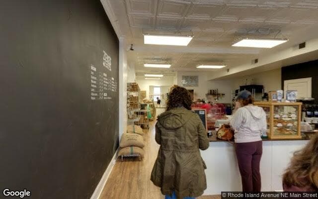 Street view of Zeke's Coffee of DC