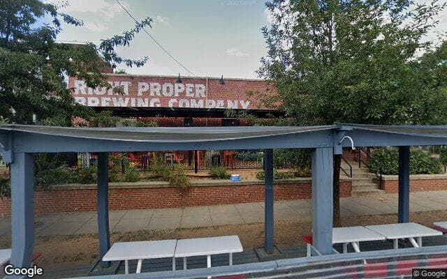 Street view of Zeke’s Coffee at Right Proper Brookland